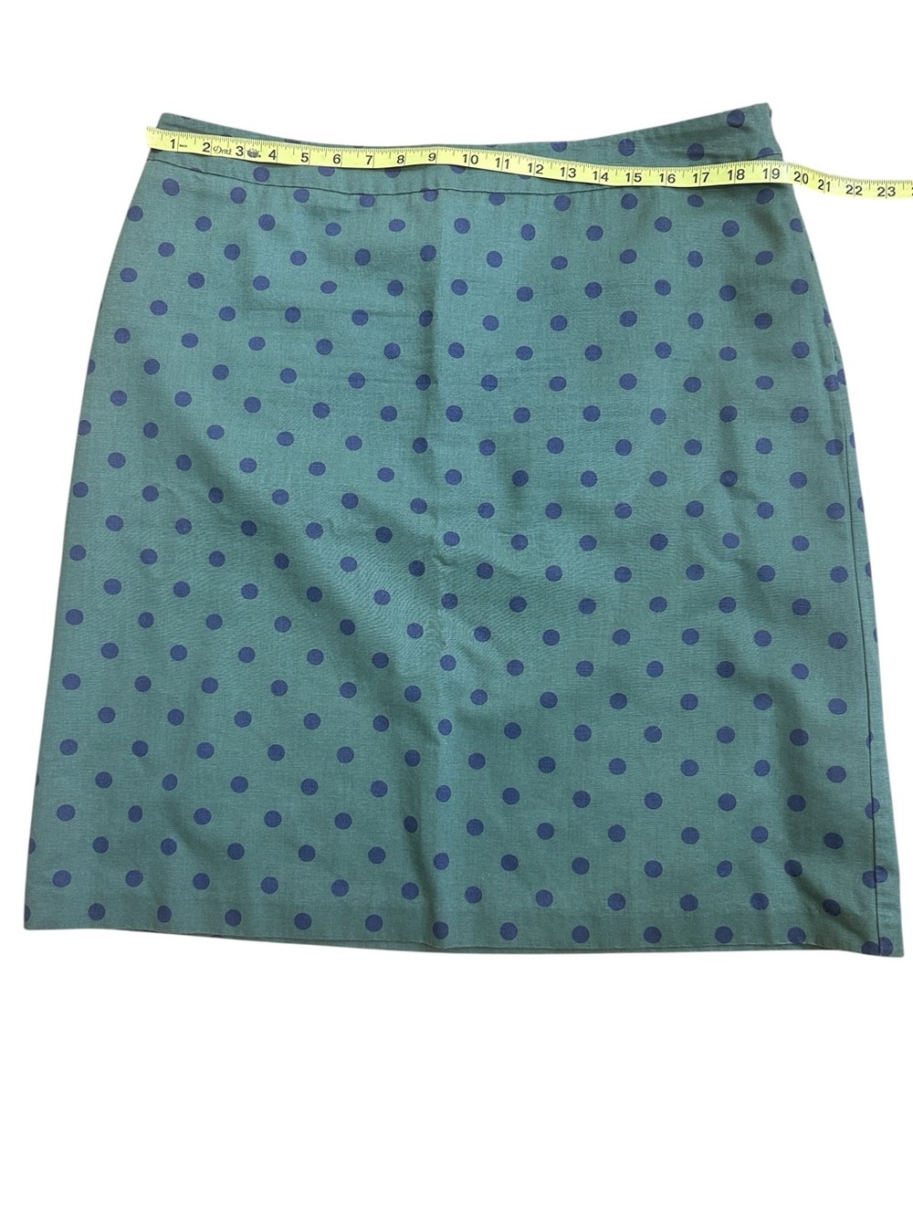 Boden Green & Navy Polka Dot Skirt 14L (14 LONG) - Picture 5 of 7